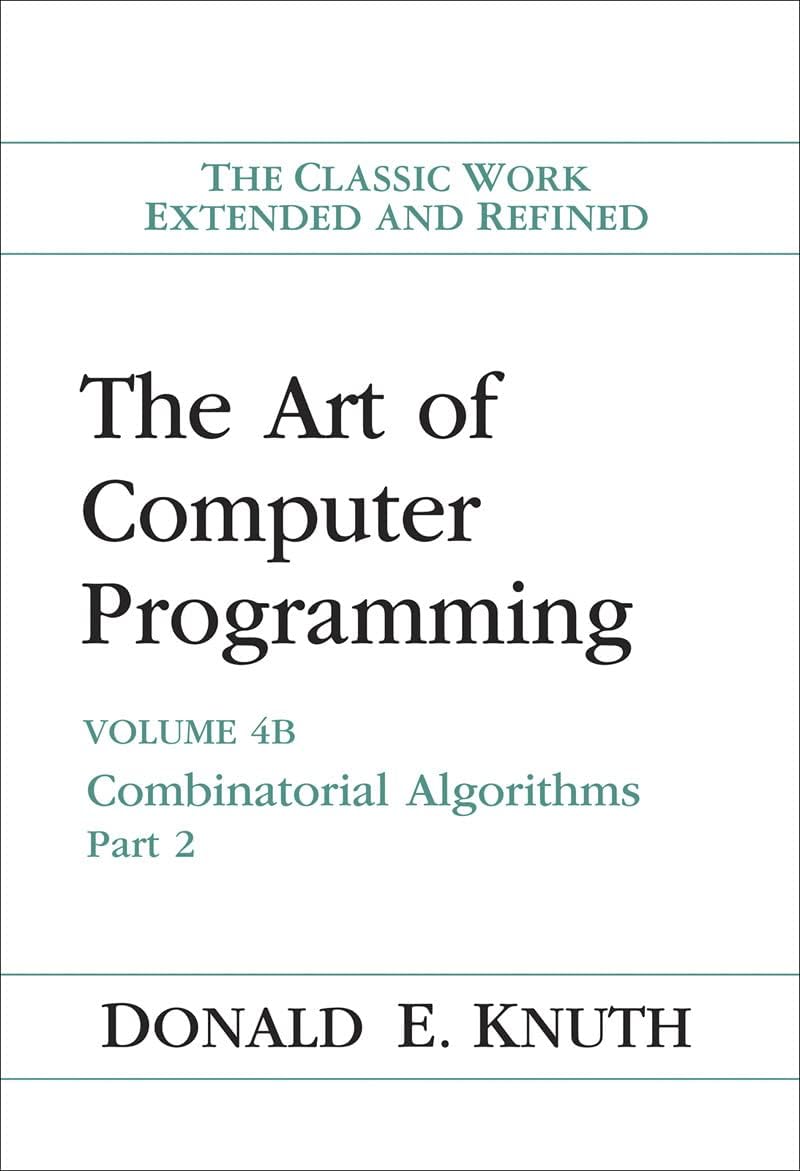 The Art of Computer Programming Volume 4B