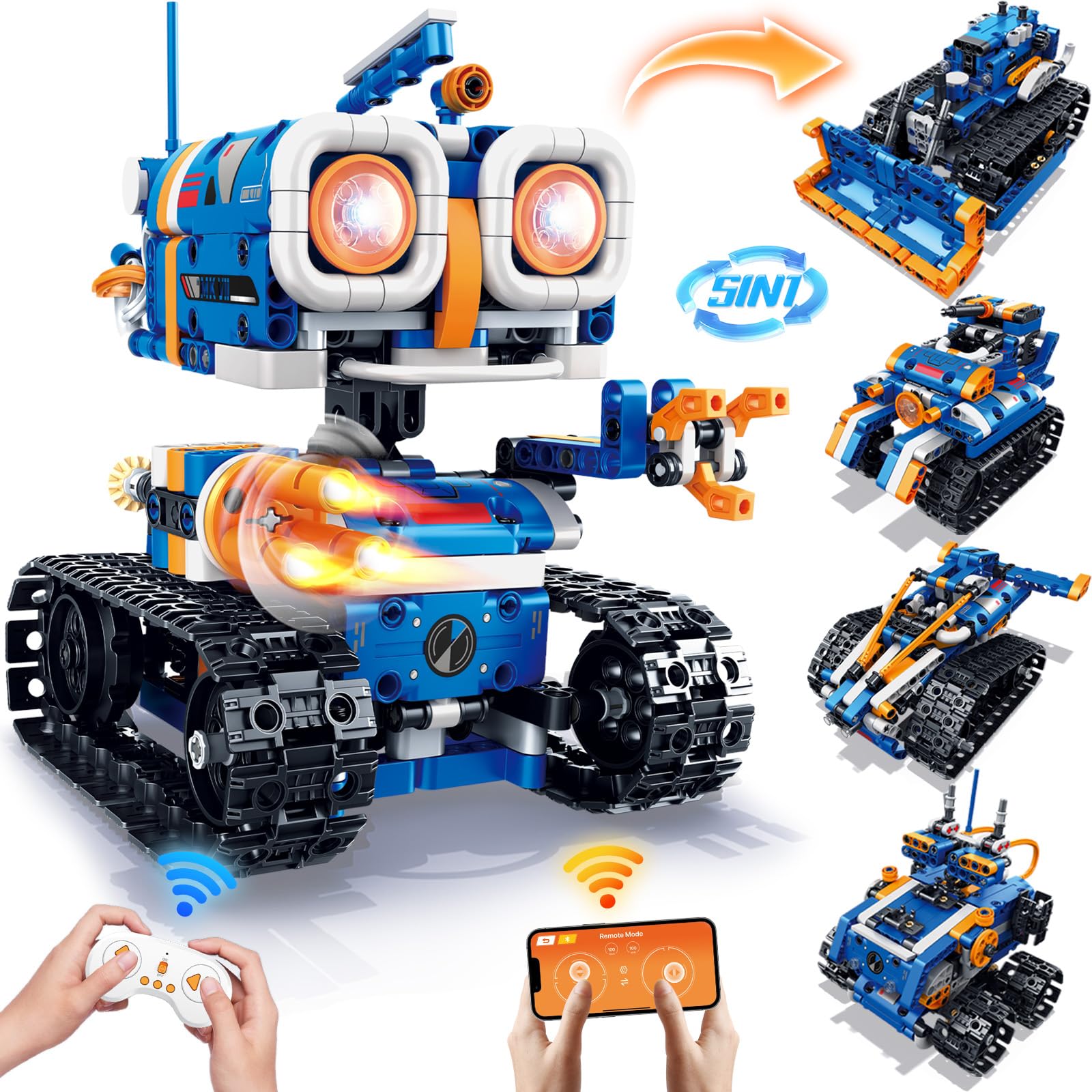 Demkia 5in1 Robot Kit Building Set