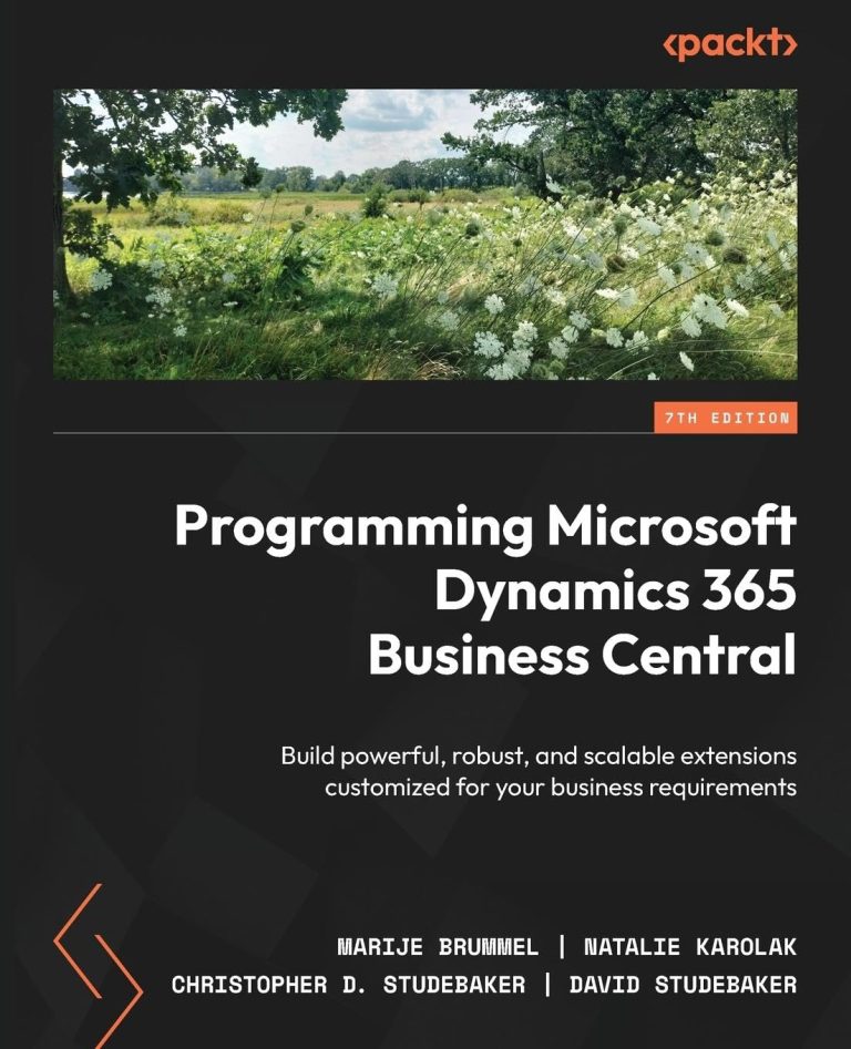 Programming Microsoft Dynamics 365 Business Central